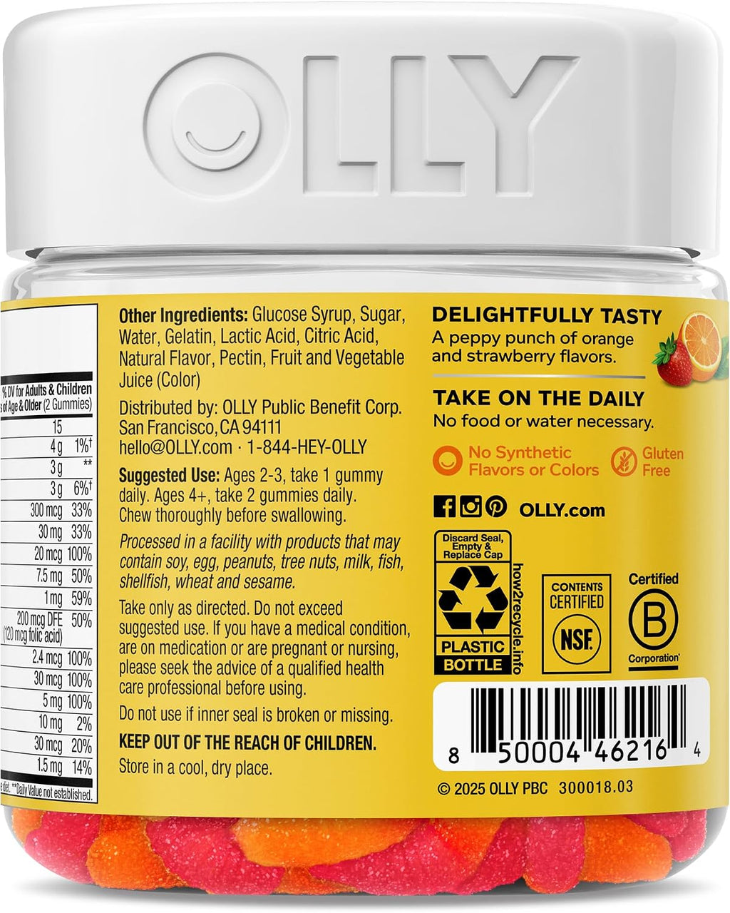 Kids Multi Gummy Worms, Overall Wellness & Immune Support - 70 Count