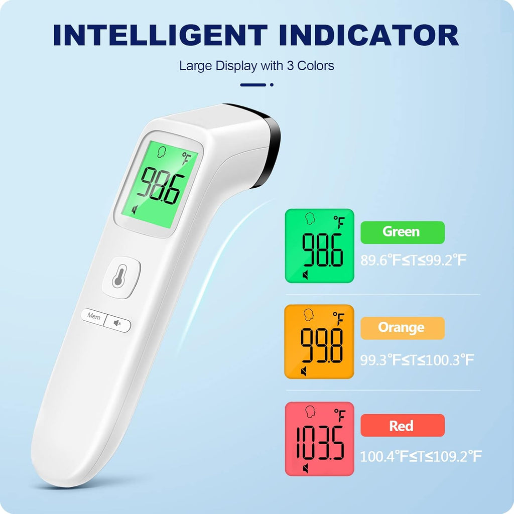 No-Touch Accurate Digital Baby Thermometer for Adults and Kids