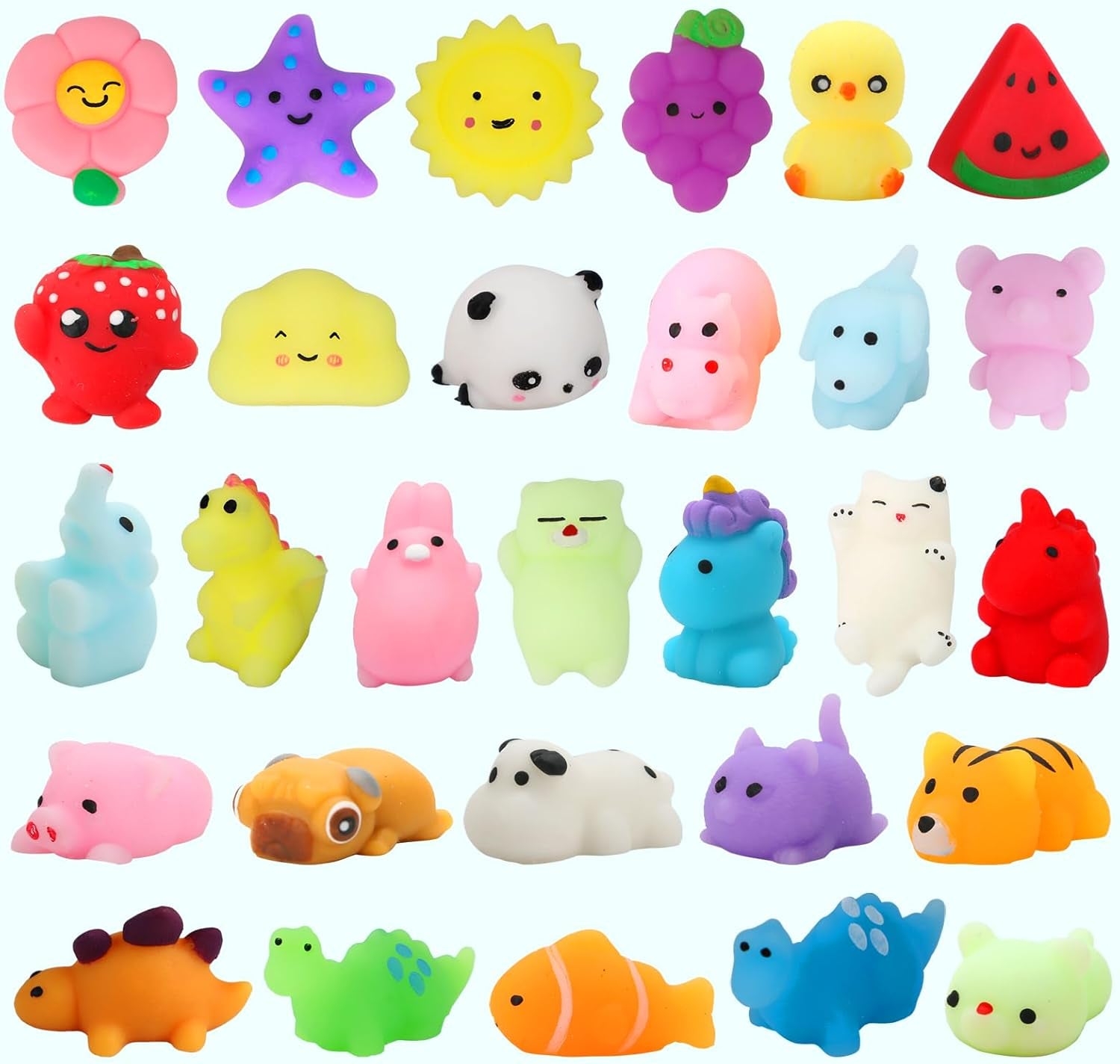 30 Pack Squishy Toys