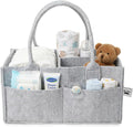 - Baby Diaper Caddy Organizer, Gray, Medium