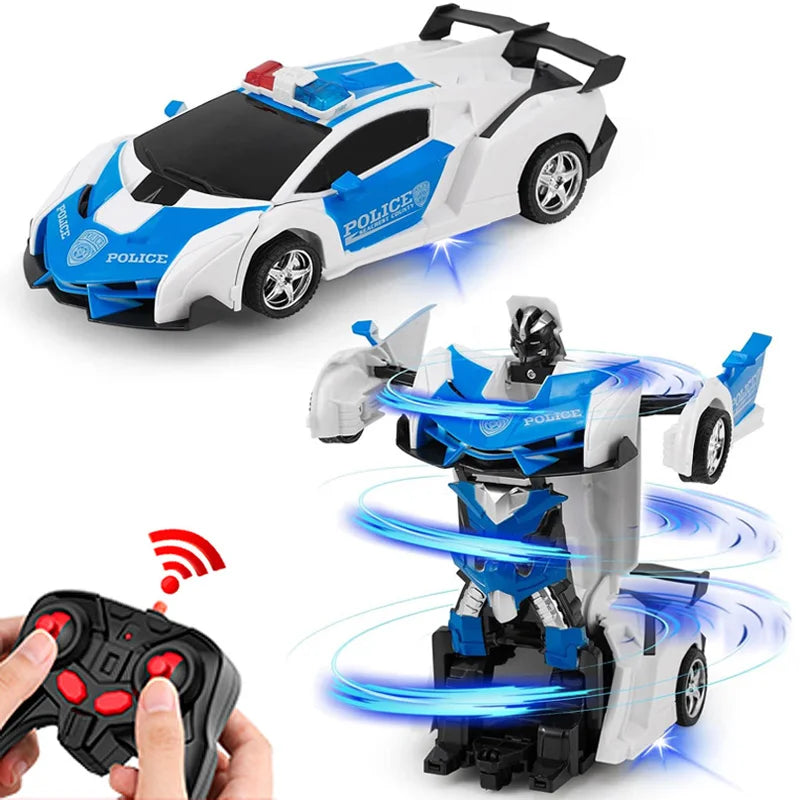 Electric RC Car 2 in 1 Transformation Robots Sports Vehicle