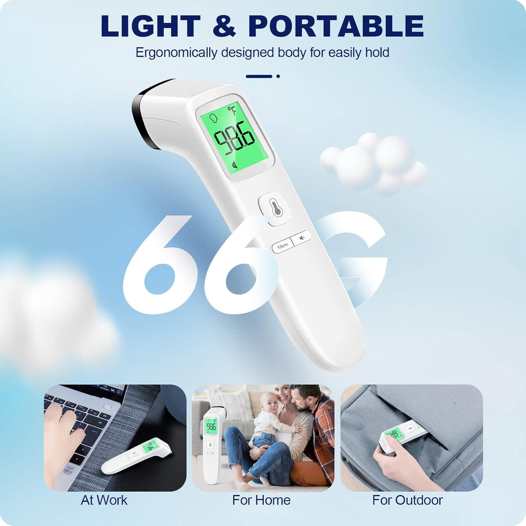 No-Touch Accurate Digital Baby Thermometer for Adults and Kids