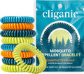 Mosquito Repellent Bracelets for Kids & Adults, Natural, 10 Pack