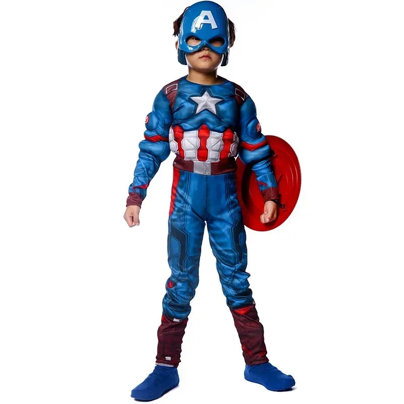 Halloween Purim Boys Captain Rogers Costume