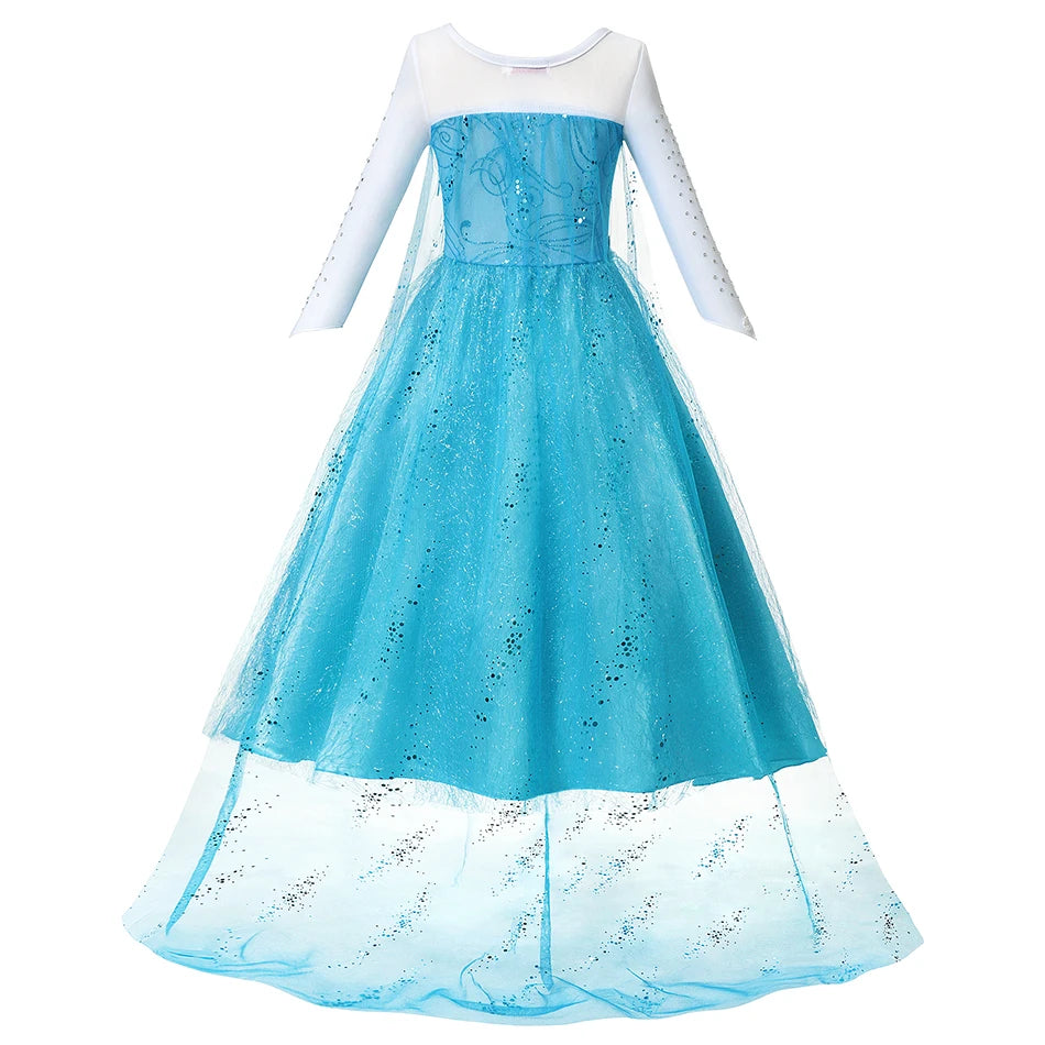 Summer Fancy Queen Elsa Anna Costume
