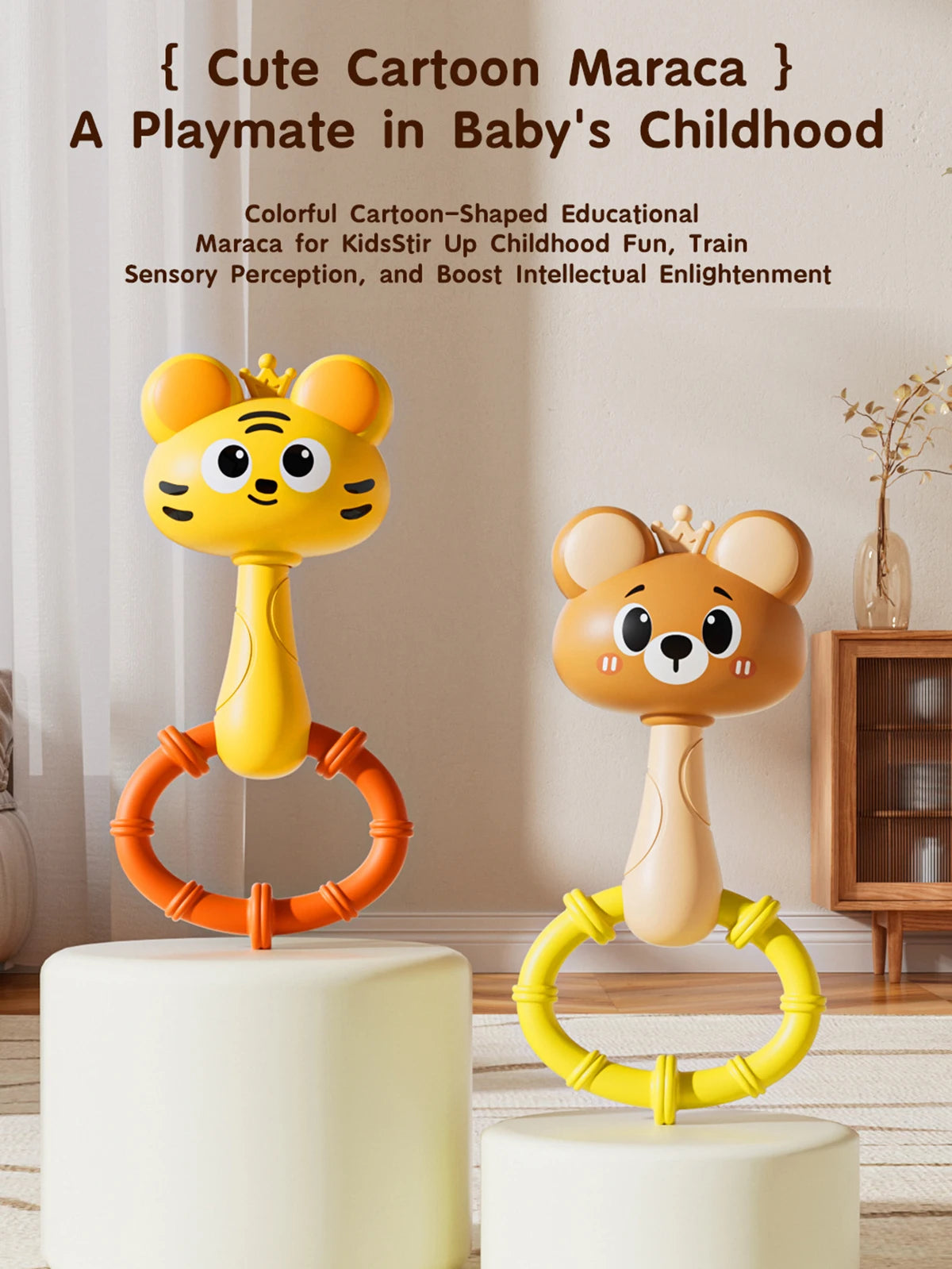 Animal Rattle handbell