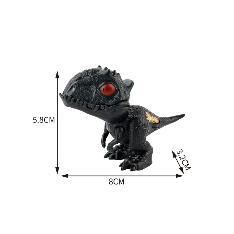 Jurassic Finger Dinosaur Triceratops Tyrannosaurus Model Toys