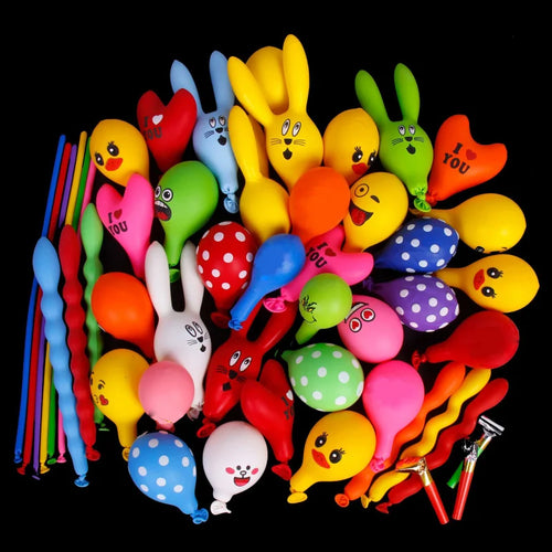 50/100 PcsNo gas pump Cartoon Balloons