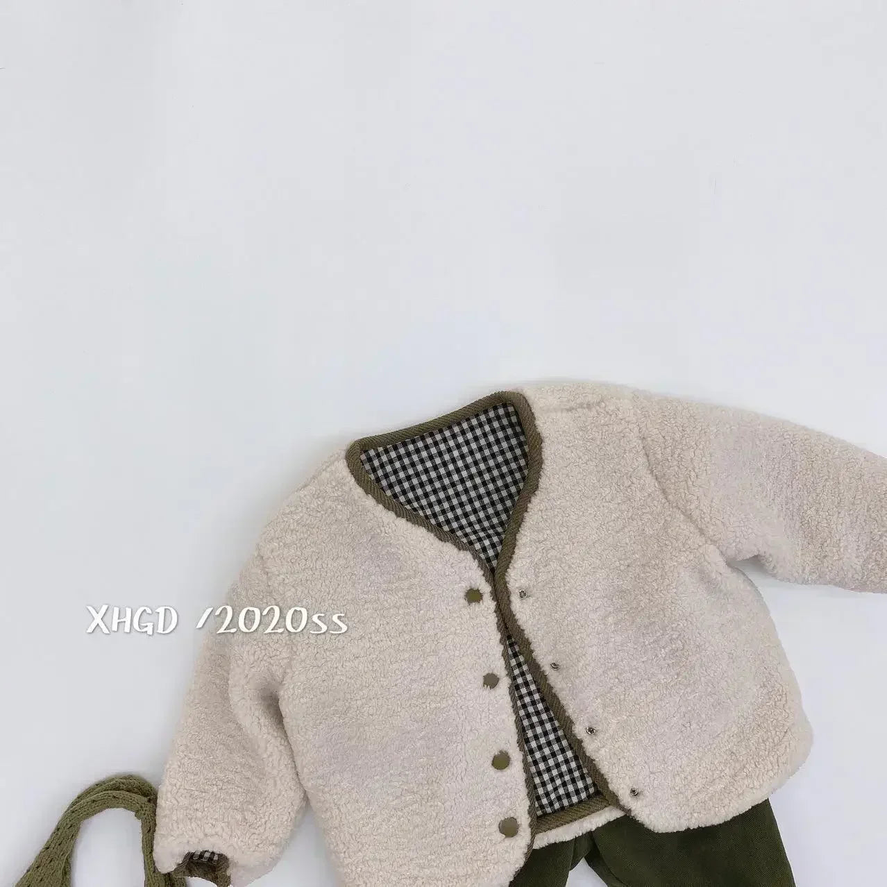 New Autumn and Winter New Warm Jacket Children Two Sides Wear