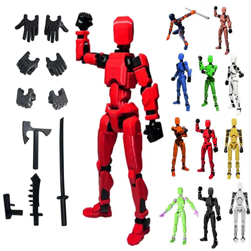 Action Doll Titan Multi Joint Mobile Transformation Robot