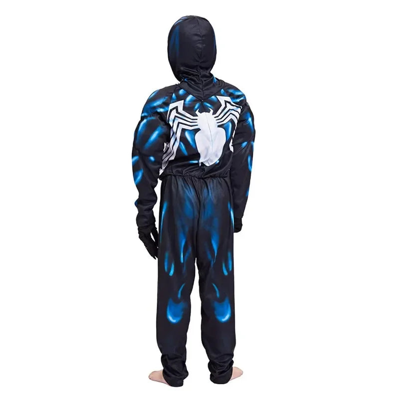 Kids Black Spider Superhero Costume