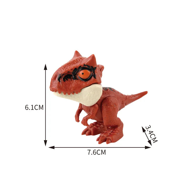 Jurassic Finger Dinosaur Triceratops Tyrannosaurus Model Toys
