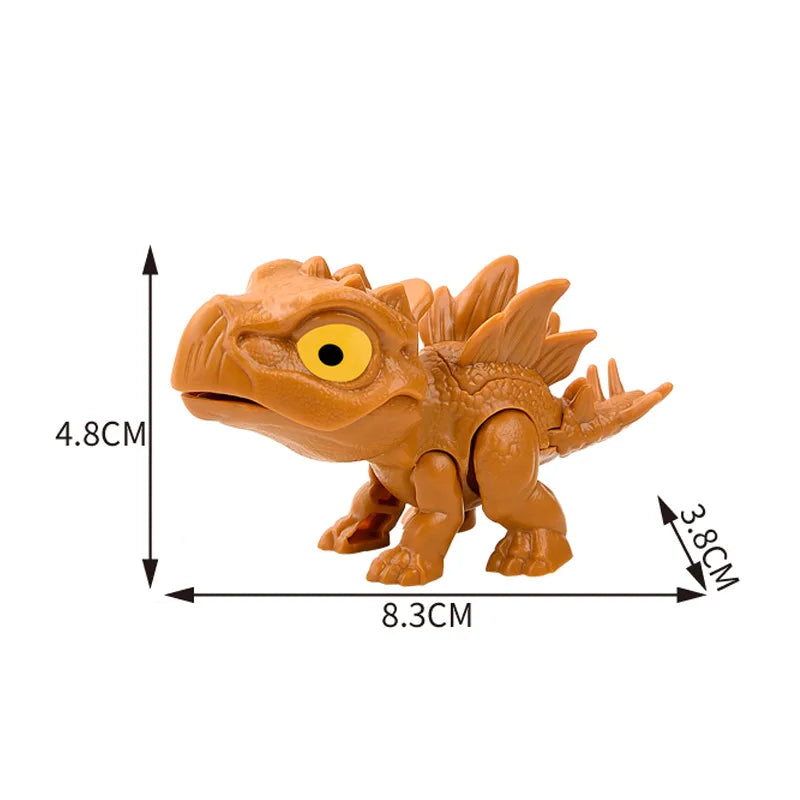 Jurassic Finger Dinosaur Triceratops Tyrannosaurus Model Toys