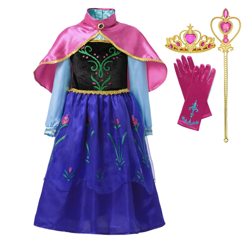 Costume Reine des Neiges été Elsa Anna