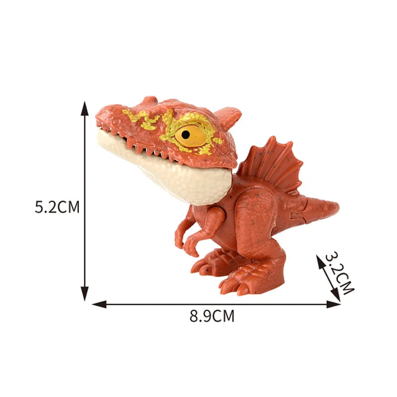 Jurassic Finger Dinosaur Triceratops Tyrannosaurus Model Toys