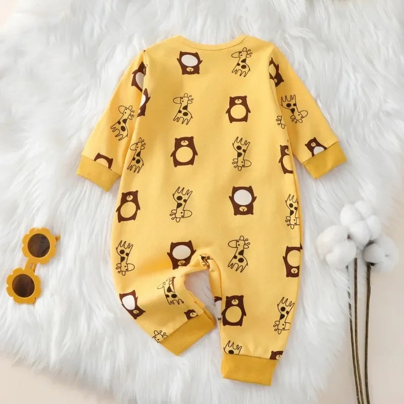 Newborn Spring Long Sleeve Soft Infant Clothes