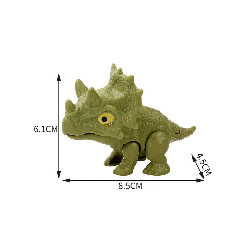 Jurassic Finger Dinosaur Triceratops Tyrannosaurus Model Toys
