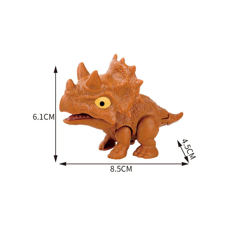 Jurassic Finger Dinosaur Triceratops Tyrannosaurus Model Toys