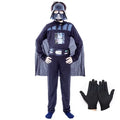 Boys Classic Darth Vader Cape Armor Halloween Costume