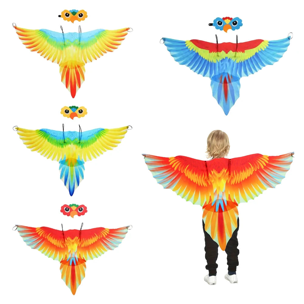 Parrot Wings Cloak Costume Bird Cape Carnival Costume