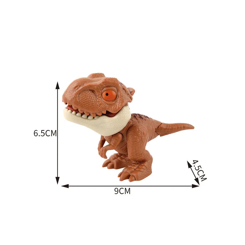 Jurassic Finger Dinosaur Triceratops Tyrannosaurus Model Toys
