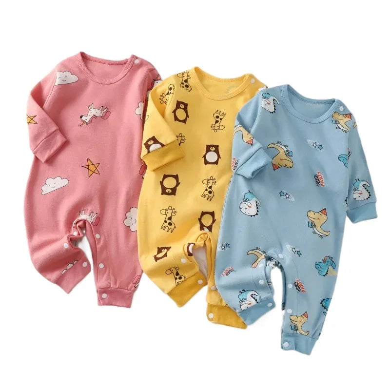 Newborn Spring Long Sleeve Soft Infant Clothes