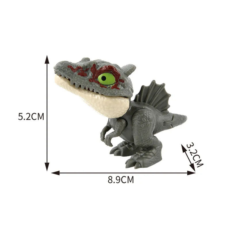 Jurassic Finger Dinosaur Triceratops Tyrannosaurus Model Toys