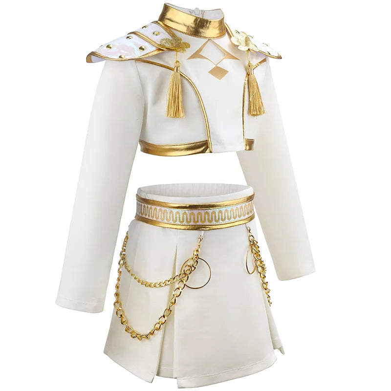 3PS Children's Girls Dance Performance Set Carnival Cosplay Costume Halloween Party