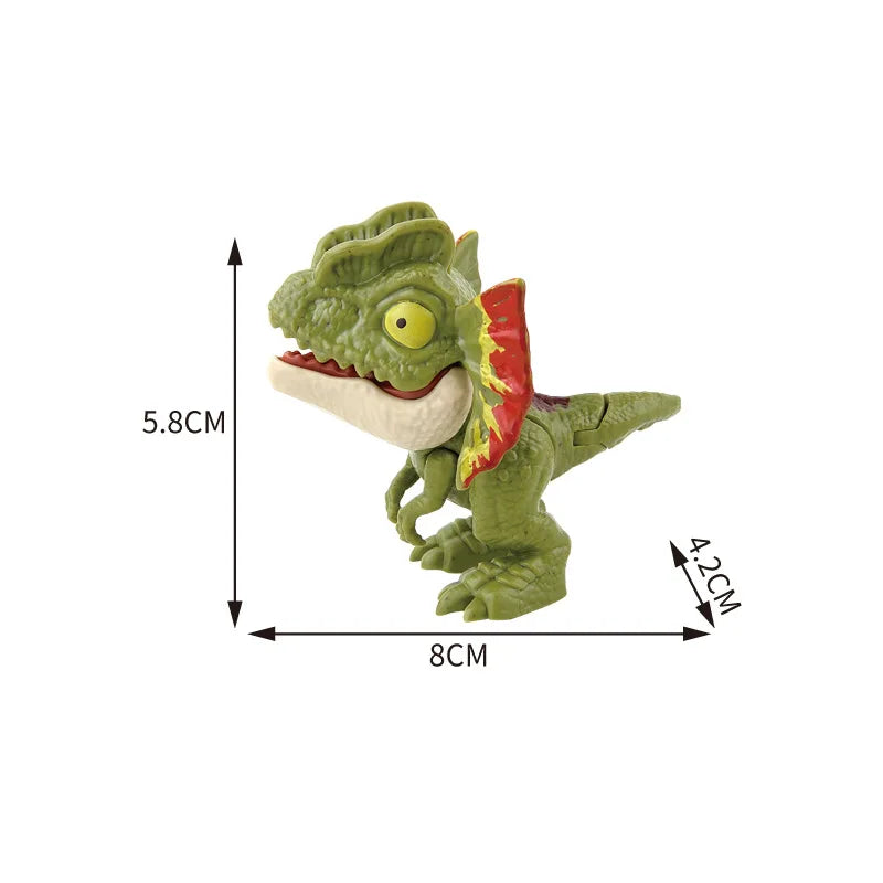 Jurassic Finger Dinosaur Triceratops Tyrannosaurus Model Toys