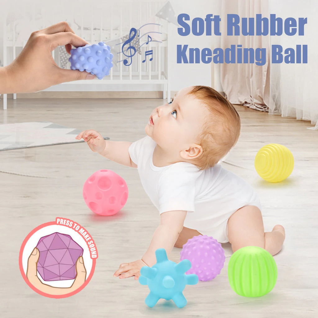 6 PCS Baby Toys Sensory Balls For Children
