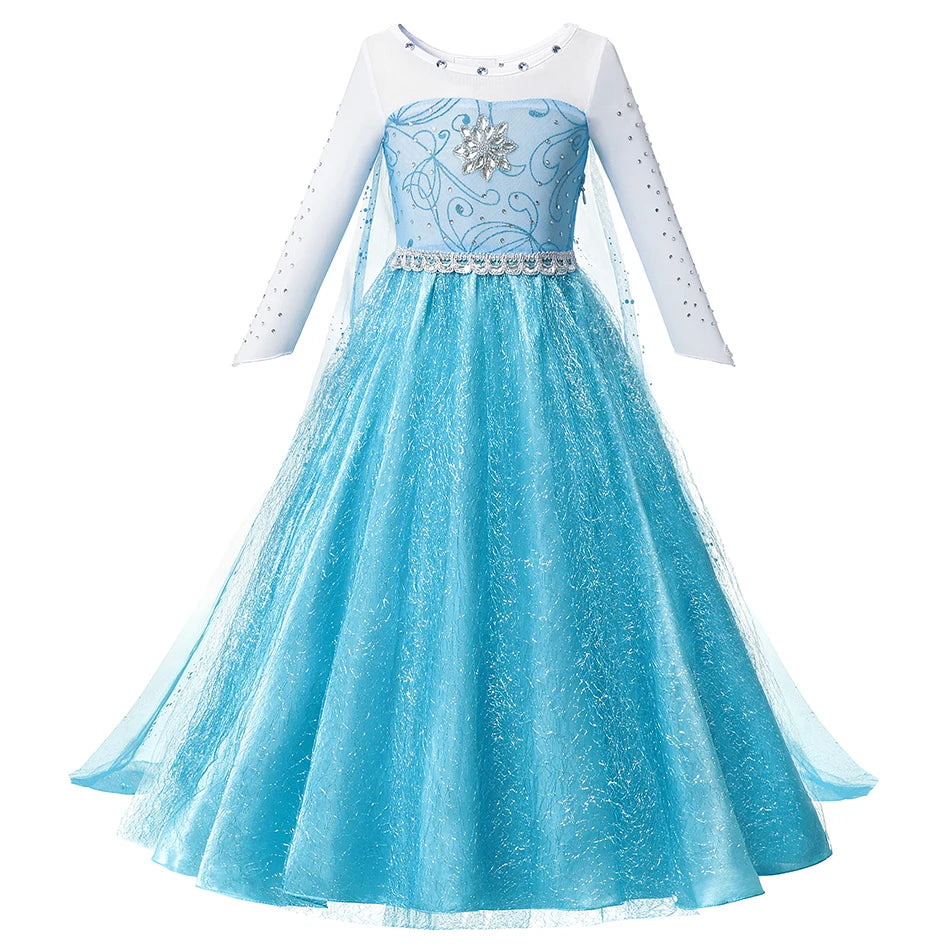Summer Fancy Queen Elsa Anna Costume