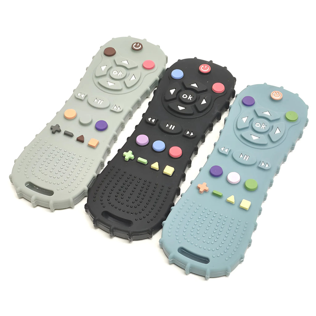 1/3PCS Baby Remote Control Teether Silicone Baby Anti-Eating Toys