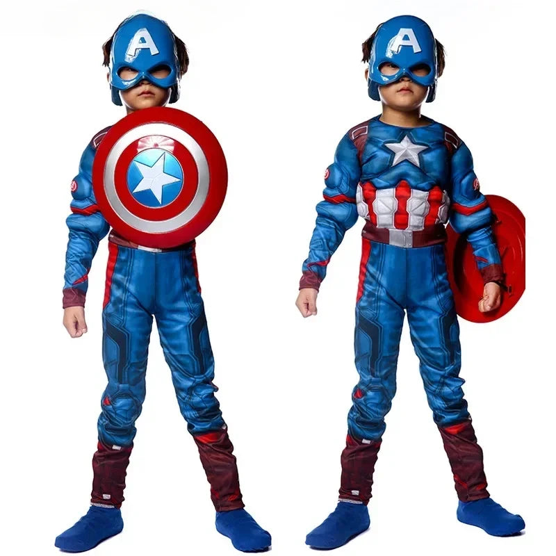 Halloween Purim Boys Captain Rogers Costume