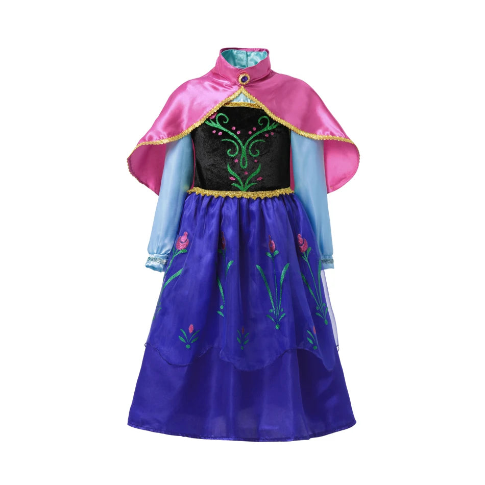 Summer Fancy Queen Elsa Anna Costume