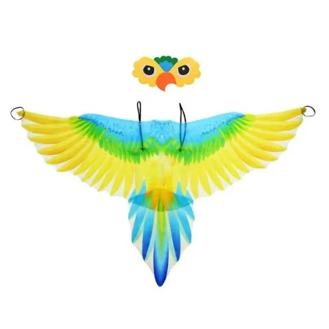 Costume de cape d'oiseau ailes de perroquet costume de carnaval