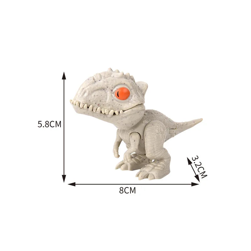 Jurassic Finger Dinosaur Triceratops Tyrannosaurus Model Toys