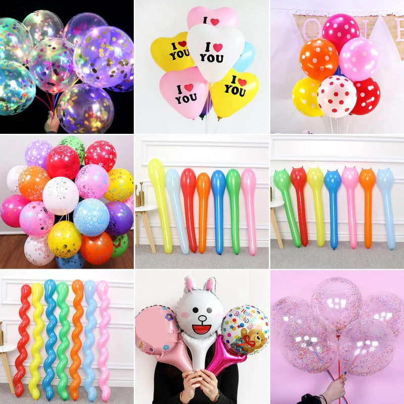 50/100 PcsNo gas pump Cartoon Balloons