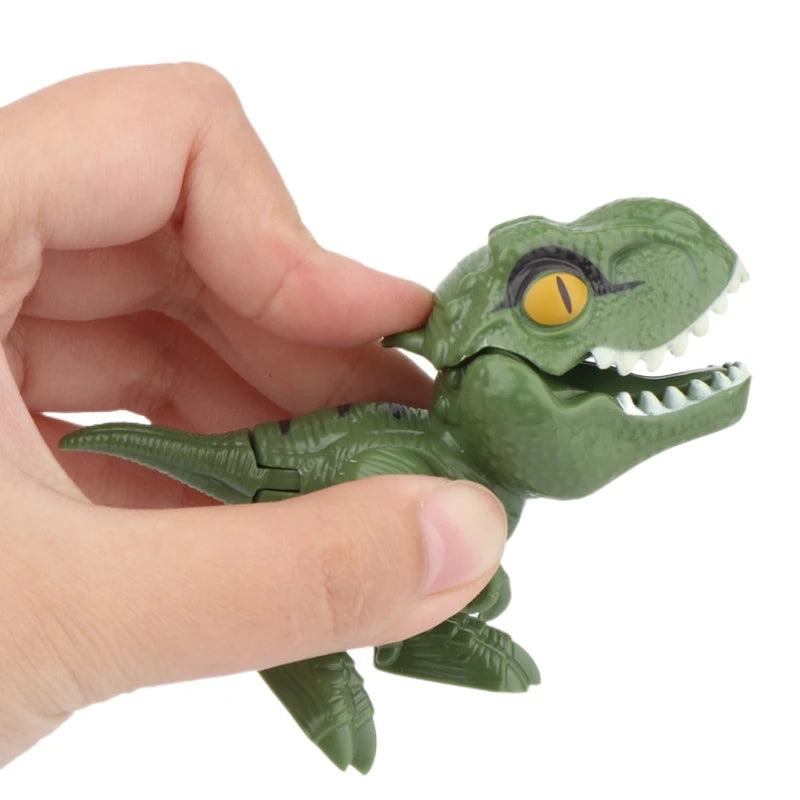 Jurassic Finger Dinosaur Triceratops Tyrannosaurus Model Toys