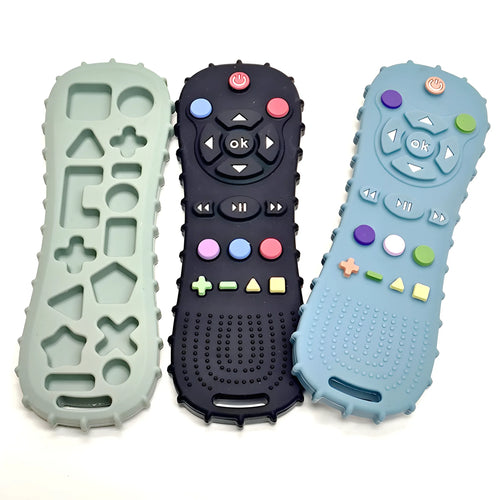 1/3PCS Baby Remote Control Teether Silicone Baby Anti-Eating Toys