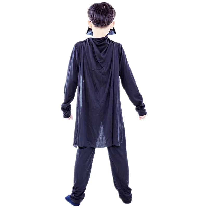Boys Classic Darth Vader Cape Armor Halloween Costume
