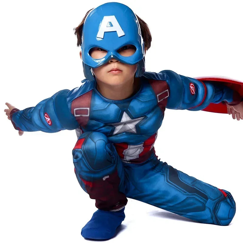 Halloween Purim Boys Captain Rogers Costume