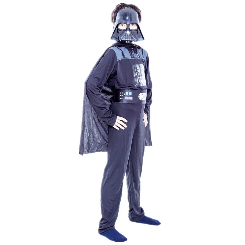 Boys Classic Darth Vader Cape Armor Halloween Costume