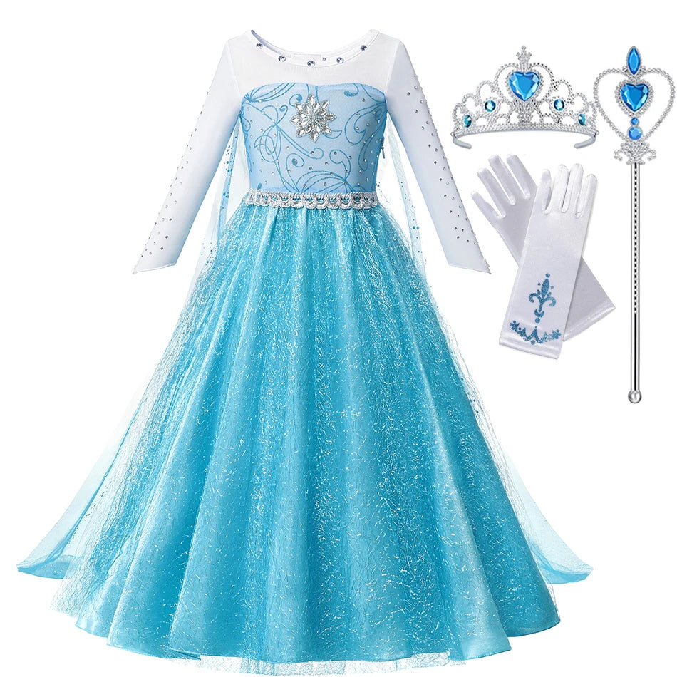 Costume Reine des Neiges été Elsa Anna
