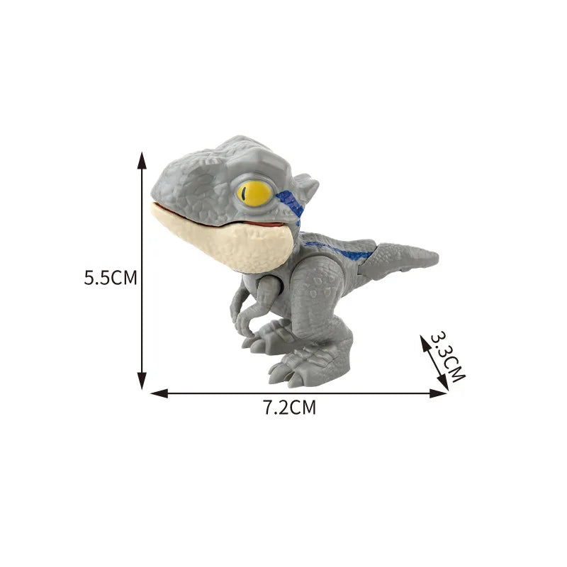 Jurassic Finger Dinosaur Triceratops Tyrannosaurus Model Toys