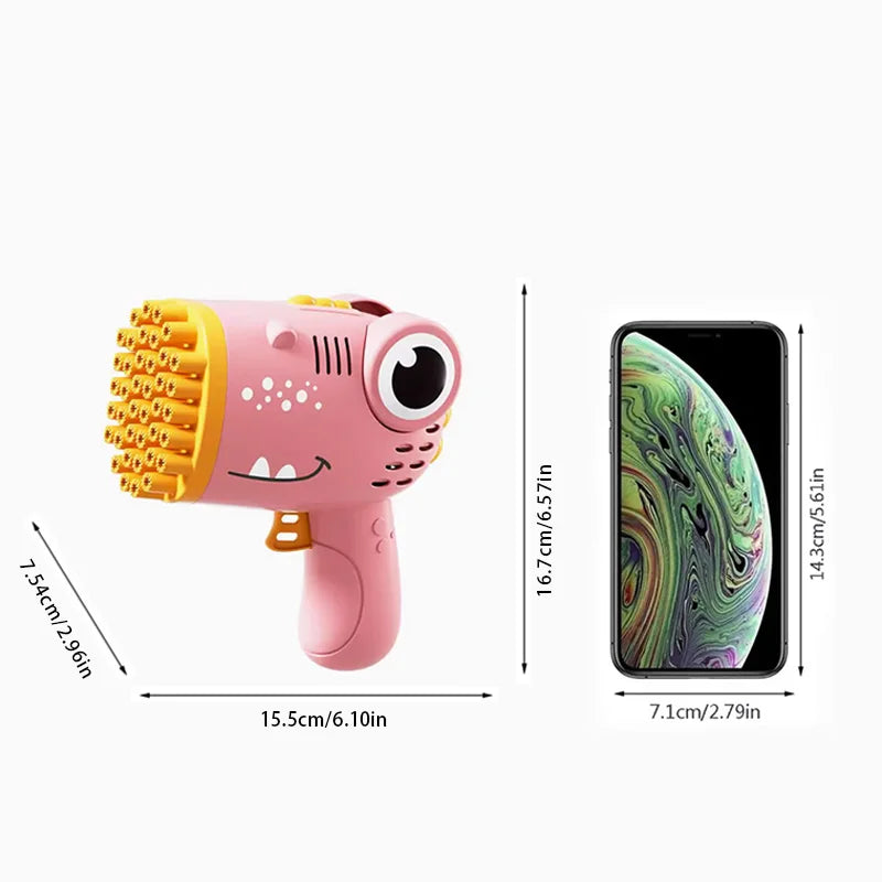40 Hole Dinosaur Bubble Handheld Bubble Toy