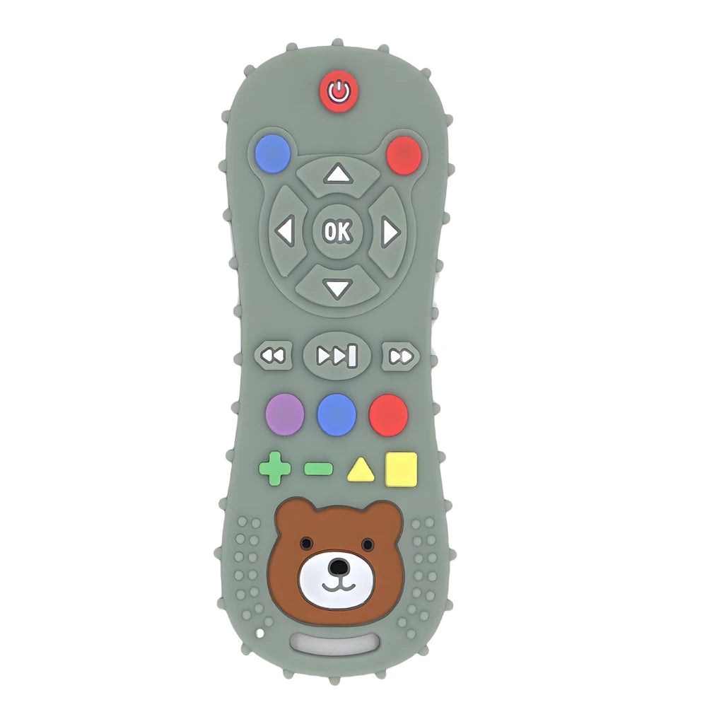 1/3PCS Baby Remote Control Teether Silicone Baby Anti-Eating Toys