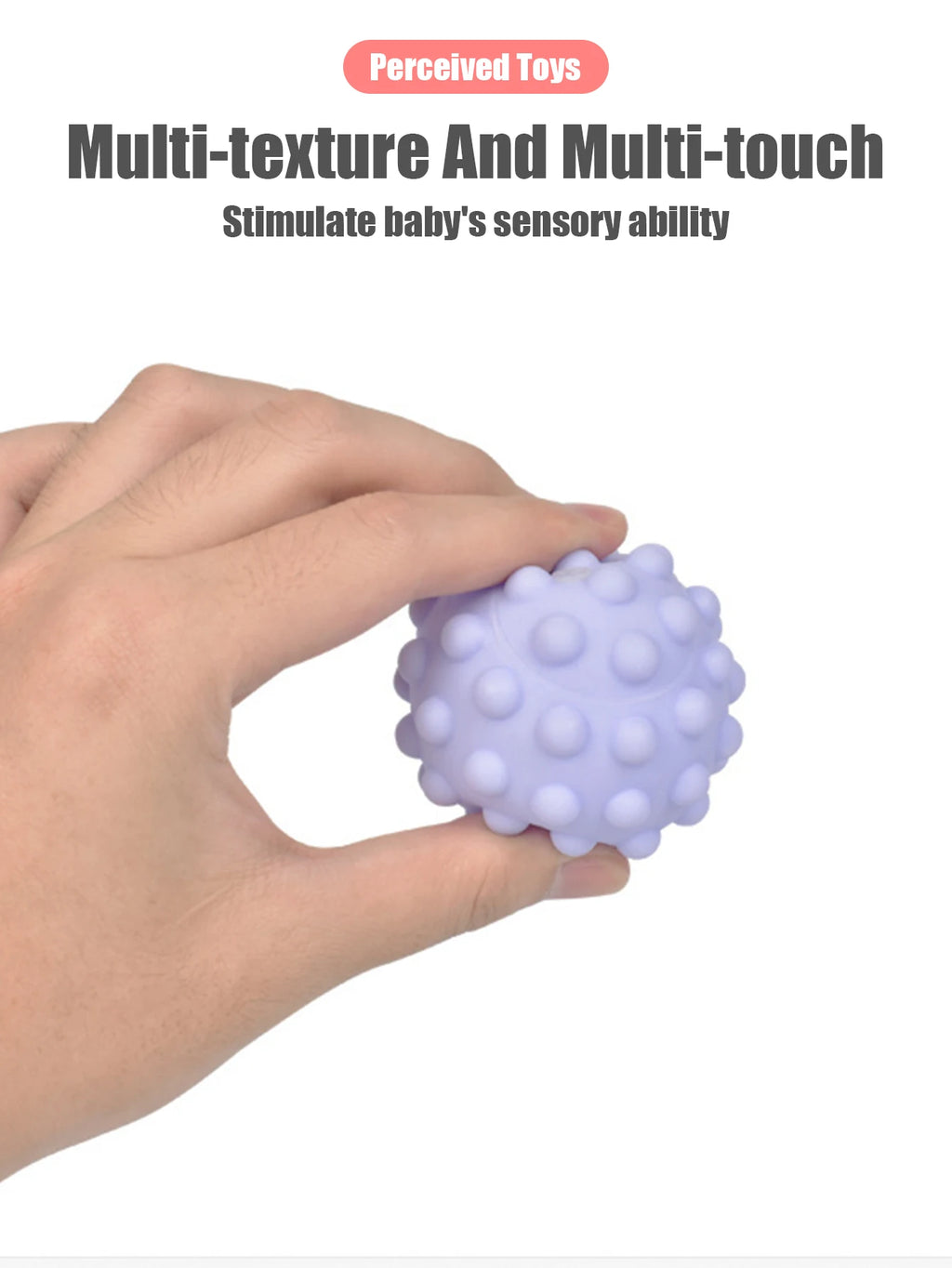 6 PCS Baby Toys Sensory Balls For Children