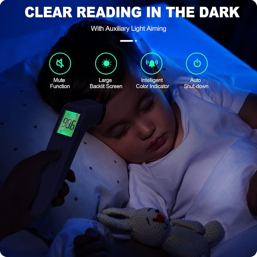 No-Touch Accurate Digital Baby Thermometer for Adults and Kids