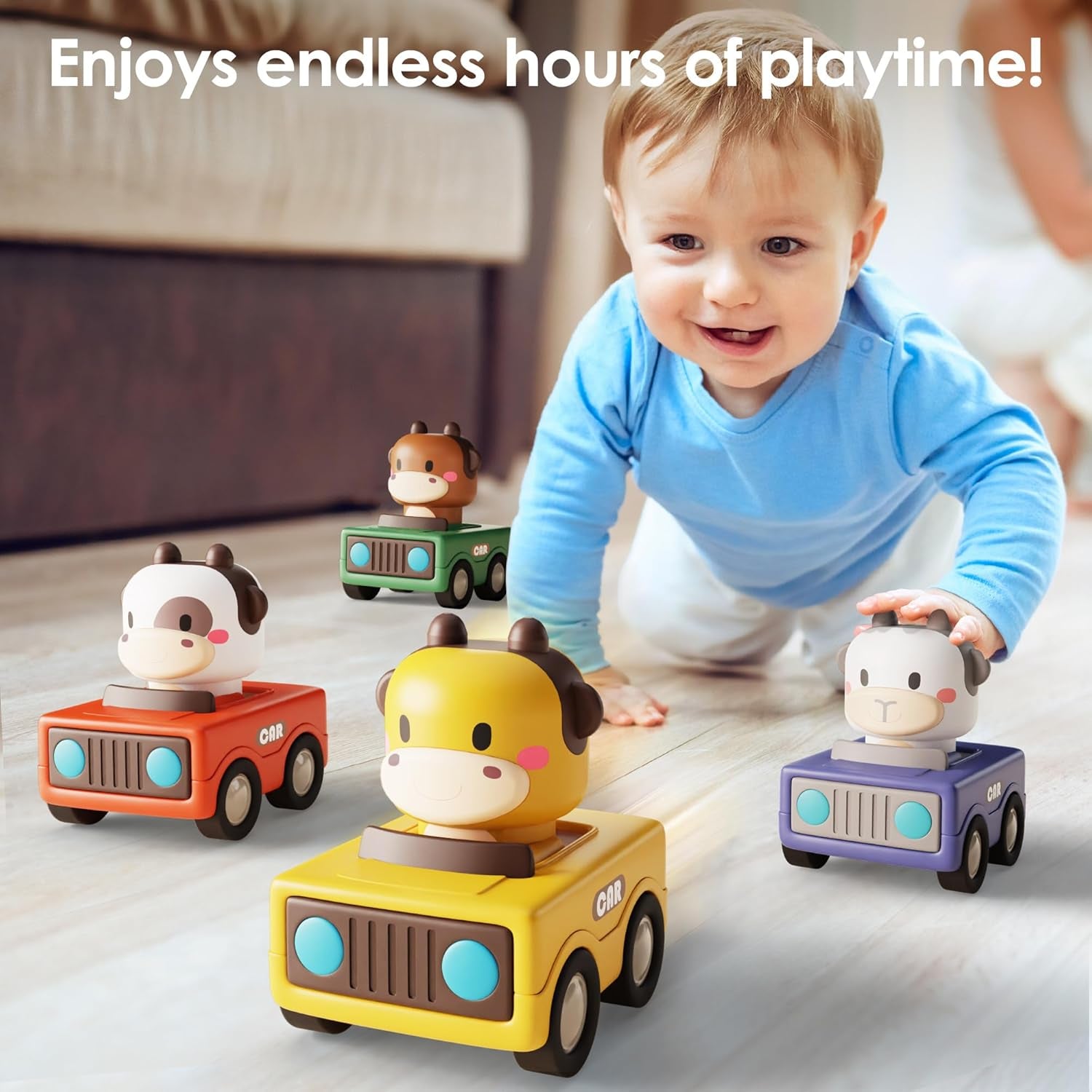 Baby Press to Go Car Toys