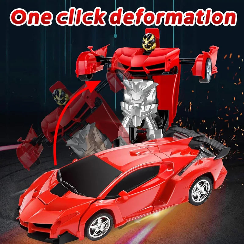 Electric RC Car 2 in 1 Transformation Robots Sports Vehicle
